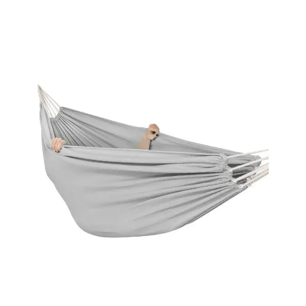 Double hammock 200x150cm Springos HM039 light grey