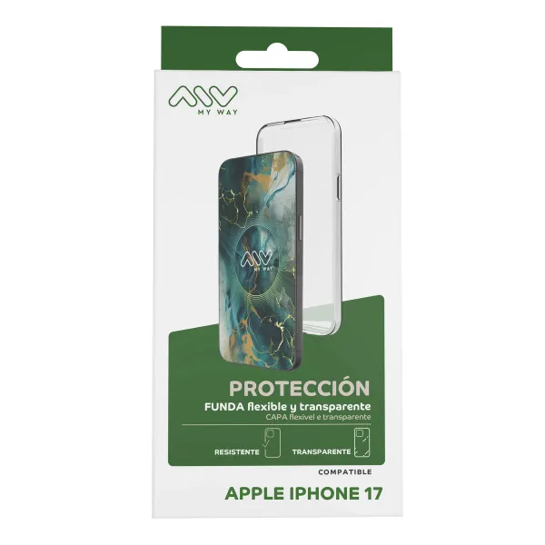 Pārvietojams Pārsegs Myway iPhone 17 Caurspīdīgs