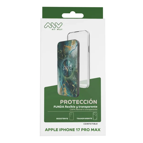 Pārvietojams Pārsegs Myway iPhone 17 Pro Max Caurspīdīgs
