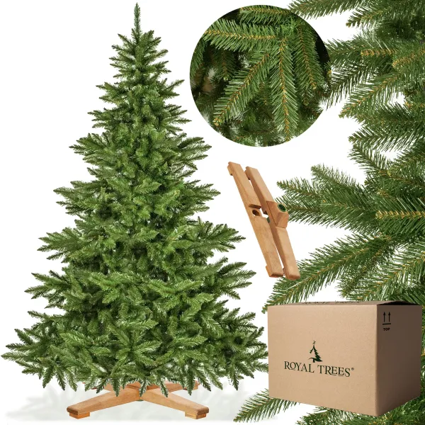 CT0195 Dirbtinė Kalėdų eglutė 220 cm Premium Royal Trees, natūrali eglė, tarsi gyvybė