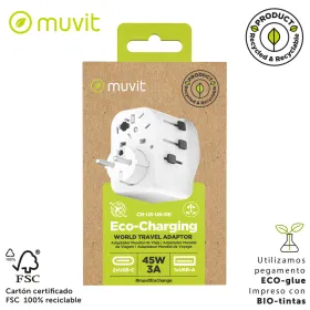 spraudņu zaglis Muvit for Change Plastmasa 45 W