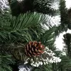 einotekoinen joulukuusi 180 cm premium Royal Trees Springos CT0190, luminen timanttimänty käpyillä