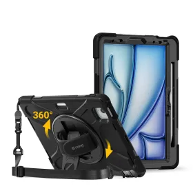 Crong Defender Plus – Armored Case for iPad Air 11” (2026 – 2024) / iPad Air 10.9” (5th-4th gen.) (Black)