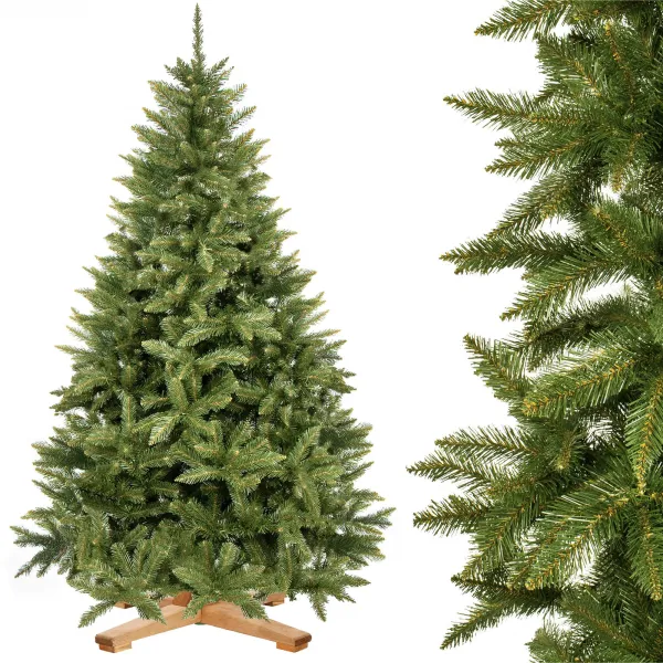 Artificial Christmas tree Premium Royal Trees, Caucasian fir, with wooden stand Springos CT0187 220 cm