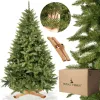 Artificial Christmas tree Premium Royal Trees, Caucasian fir, with wooden stand Springos CT0187 220 cm