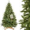Keinotekoinen joulukuusi Premium Royal Trees, kaukasiankuusi, puisella jalustalla Springos CT0187 220 cm