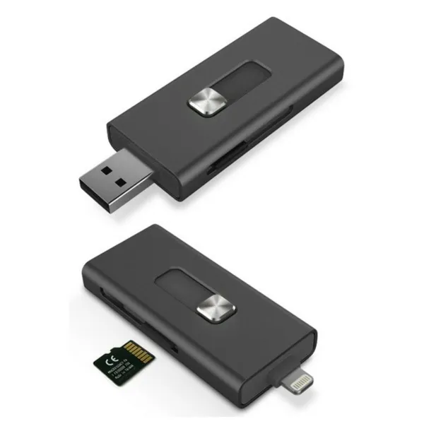 Karšu lasītājs KSIX Micro SD Melns
