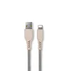 USB Kabelis iPad/iPhone KSIX B0914ECO02 Balts