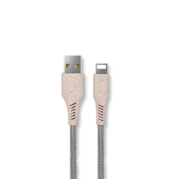 USB Kabelis iPad/iPhone KSIX B0914ECO02 Balts