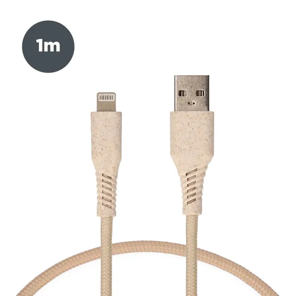 USB Kabelis iPad/iPhone KSIX B0914ECO02 Balts