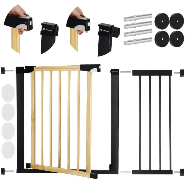 Portaiden turvaportti Springos SG0012C 75-110 cm