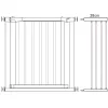Kāpņu drošības vārti Springos SG0012C 75-110 cm