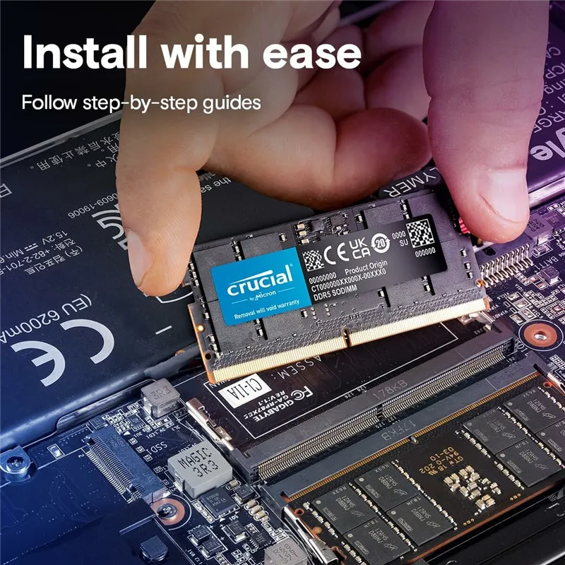 RAM Memory Crucial CT32G56C46S5 32 GB DDR5 5600 MHz CL46