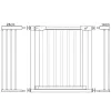 Turvaportti portaisiin Springos SG0012BC, painekiinnitys, 75-124 cm, ruskea-musta