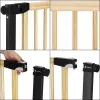 Apsauginiai varteliai laiptams Springos SG0012BC 75-124 cm ruda-juoda