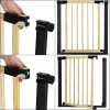 Turvaportti portaisiin Springos SG0012BC, painekiinnitys, 75-124 cm, ruskea-musta