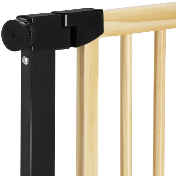 Turvaportti portaisiin Springos SG0012BC, painekiinnitys, 75-124 cm, ruskea-musta