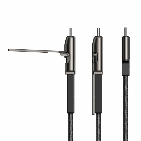 USB-kaabel KSIX Must 1 m
