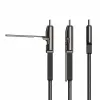 USB Cable KSIX Black 1 m