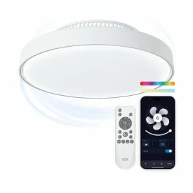 Ceiling Fan with Light KSIX Mistral White (Refurbished D)