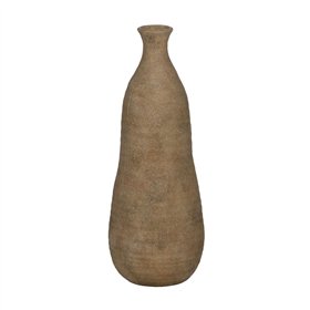 Vase Beige Ceramic 26,5 x 26,5 x 68 cm