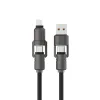 USB Kabelis KSIX Melns 1 m