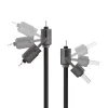 USB laidas KSIX Juoda 1 m