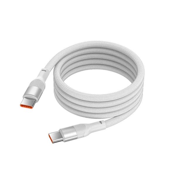 USB-kaabel KSIX Valge 1 m