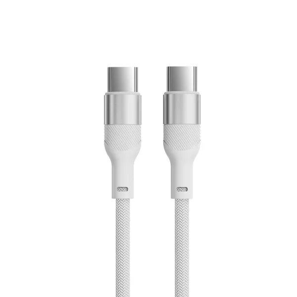 USB-kaabel KSIX Valge 1 m