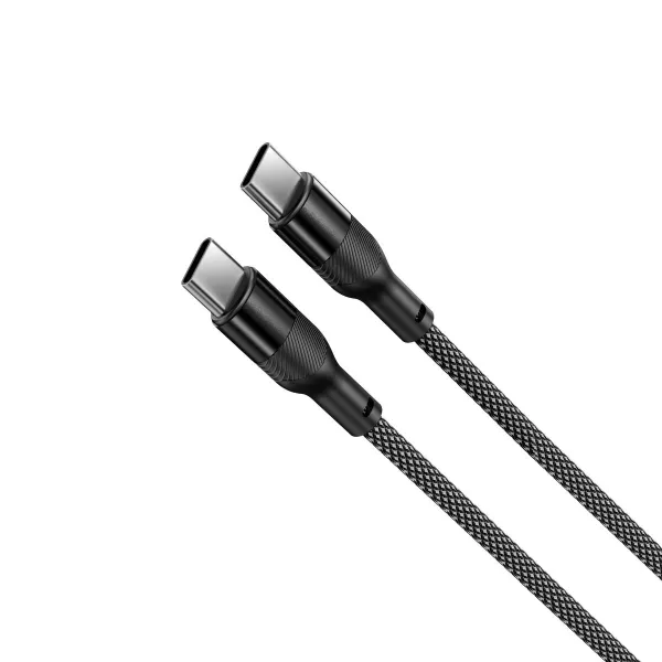 USB Kabelis KSIX Melns 1 m