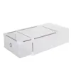 Kenkälaatikko laatikolla Springos HA3001, 34x22,5x13 cm, valkoinen järjestelijä