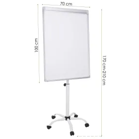 Flipchart magneettitaulu Springos MB0008, kuivapyyhittävä, 101x72 cm