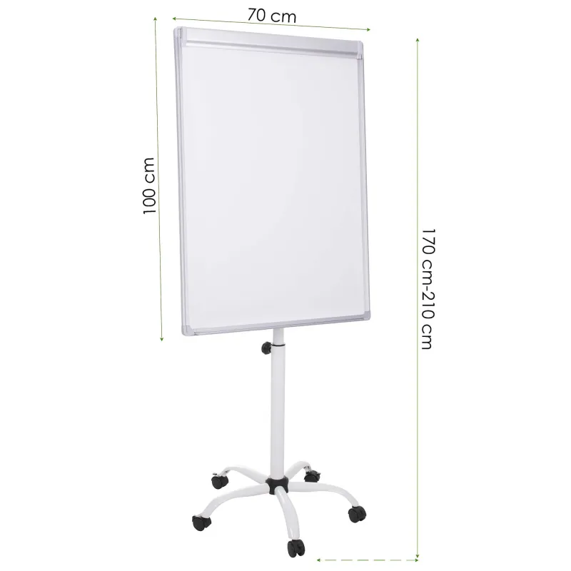 Флипчарт магнитная доска Springos MB0008, сухостираемая, 101x72 см