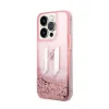 Karl Lagerfeld Liquid Glitter Big Logo Case - Case for iPhone 14 Pro (Pink)