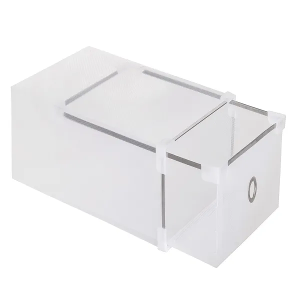 Kurpju kaste ar atvilktni Springos HA3002, 28x18x18 cm, caurspīdīgs organizators