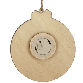 Christmas Tree Ornament, 9.5 x 10.5 cm, 1 pc