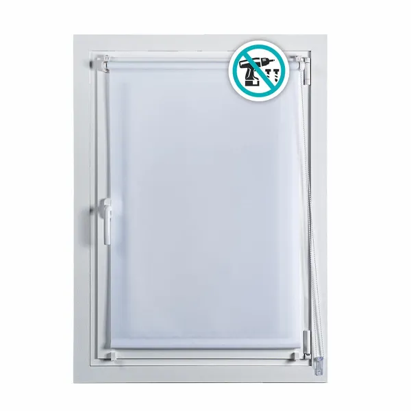 Roller blinds Stor Planet Clip&Fix White (90 x 180 cm)