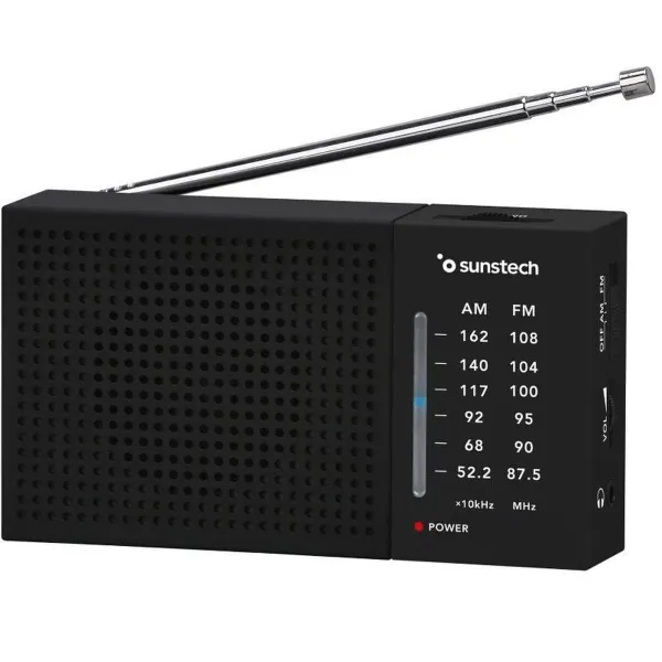Nešiojamas radijo imtuvas Sunstech RPS412BK