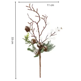 Christmas Artificial Branch Decoration for Wreath 33 cm
