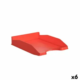 Filing Tray Archivo 2000 Red A4 Sheet Plastic (6 Units)