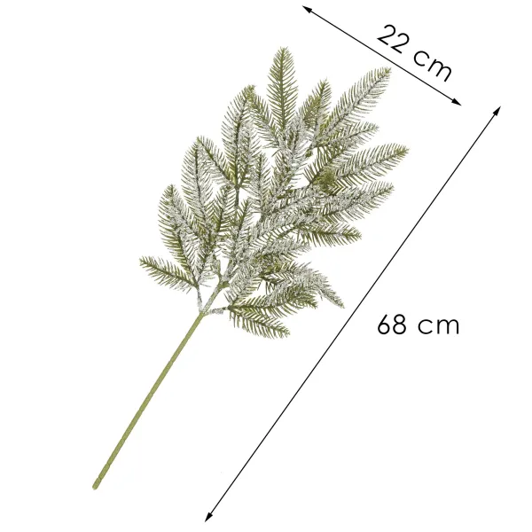 Kalėdinė šakelė dirbtinis lapas dekoracija Springos CA1313 68 cm