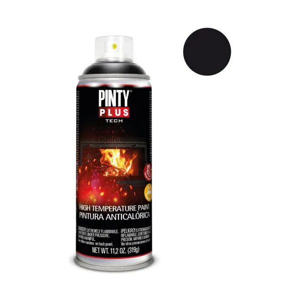 Kuumakindel värv Pintyplus Tech A104 400 ml Spray Must