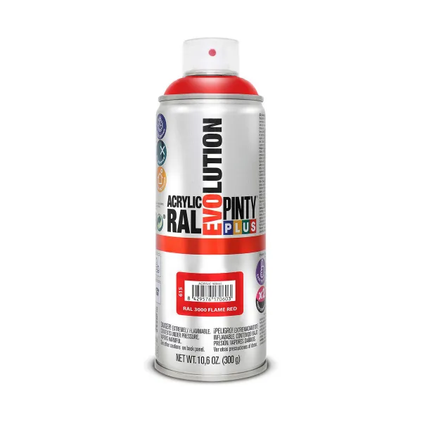 Spraymaali Pintyplus Evolution RAL 3000 400 ml Flame Red