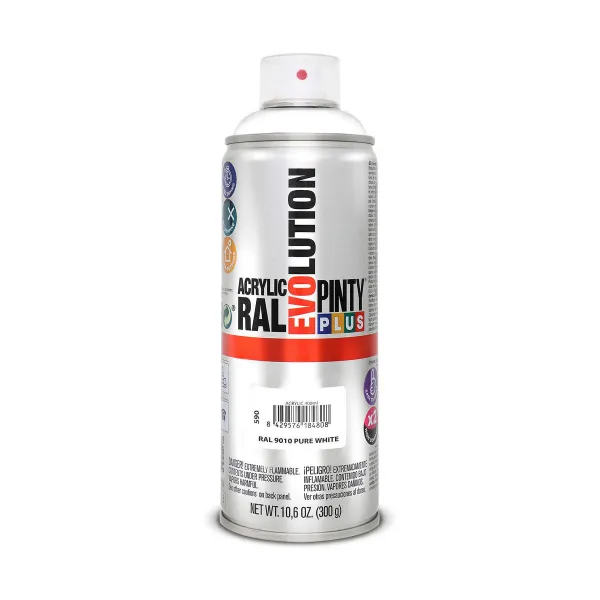 Pihustivärv Pintyplus Evolution RAL 9010 400 ml Pure White