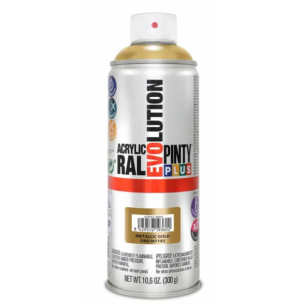 Pihustivärv Pintyplus Evolution MT192 Metallik 400 ml Kuld