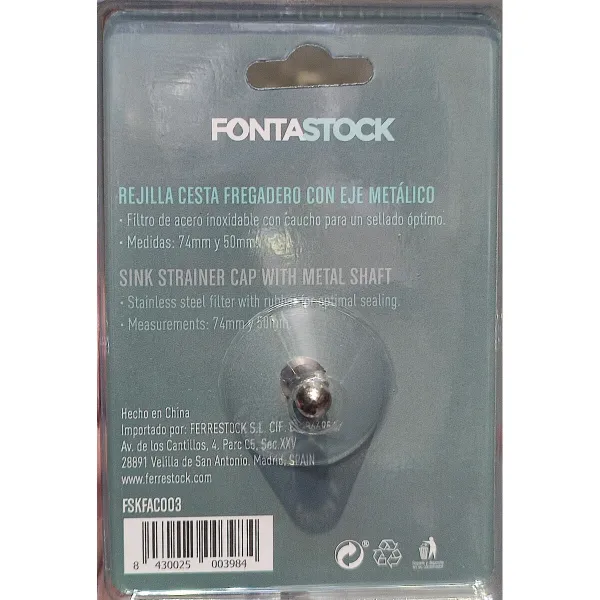 Пробка Fontastock (74  x 59 x 8 mm)