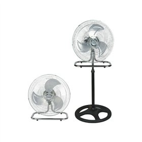 Freestanding Fan Ravanson WT-7046 Black Steel 80 W