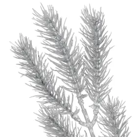 Christmas Branch Leaf Artificial Decoration for Wreath Silver 47 cm