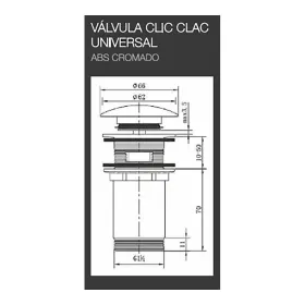 Drain EDM 01677 clic-clac