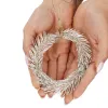 Kalėdinis eglutės papuošimas mini vainikas Springos CA1209, 10 cm